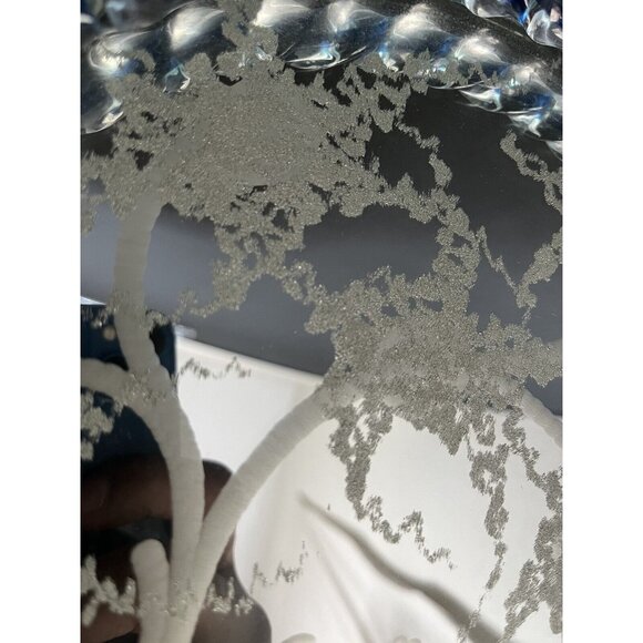 Barovier & Toso Murano Glass Tray with Bronze Handles Vintage 1950s Italy - Picture 7 of 9